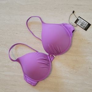 H2O colors bikini  top Size XL. Lavender NWT